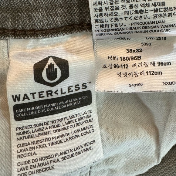 Levi’s 511 Slim Fit Straight Leg Gray Stretch Jeans 38x32 - Picture 5 of 6